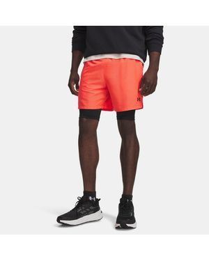 Under Armour Vanish Woven 2.0 2-In-1 Shorts Racer - Red