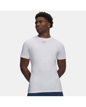 Under Armour Heatgear Elite Passgenaues T-Shirt Für Herren Reflektierend - Weiß