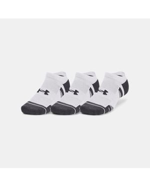 Under Armour Calcetines Invisibles Performance Tech - Blanco