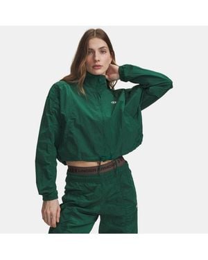 Under Armour Rival Woven Full Zip Campus Ivy - Green