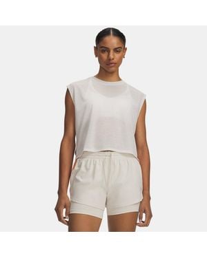 Under Armour Halo Run Aeris Sleeveless Summit Reflective - White