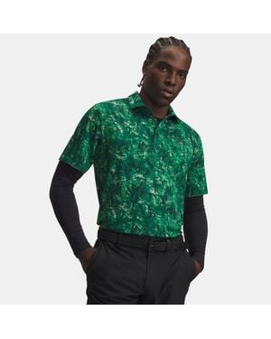 Under Armour Playoff 3.0 Printed Polo Campus Ivy - Green