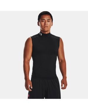 Under Armour Hg Armour Sleeveless Mock Top - Black