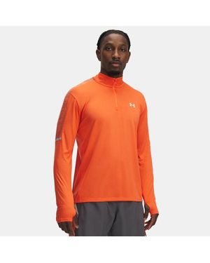 Under Armour Tech ¼ Zip Fire Castlerock - Orange
