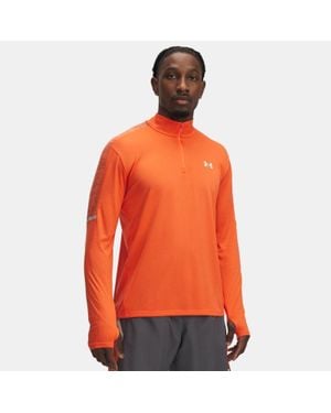 Under Armour Tech
Oberteil Mit ¼-Zip Für Herren Fire Castlerock Weiß - Orange