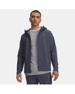 Under Armour Giacca Utility Woven Winterized Full Zip Da Uomo Downpour Downpour Bianco - Blu