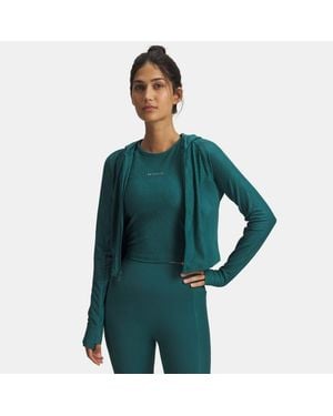 Under Armour Halo Jacq Rd Knit Jacket Rack Reflective - Green