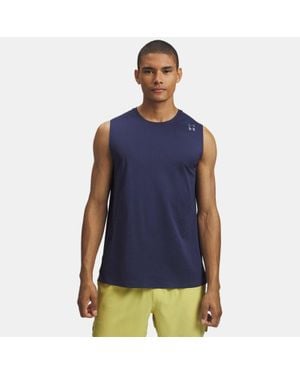 Under Armour Halo Vent Sleeveless Washed Reflective - Blue