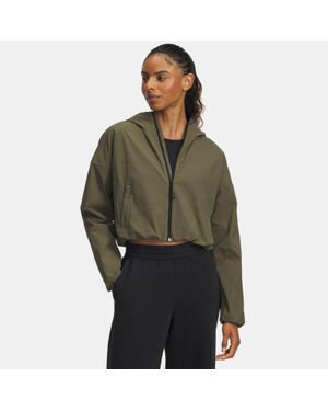 Under Armour Unstoppable Woven Ripstop Long Sleeve Marine Od - Green