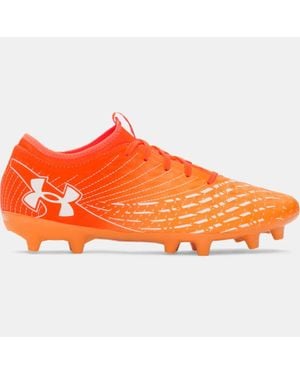 Under Armour Magnetico Select 5 Fg Fußballschuhe, Blaze Squad Weiß - Orange