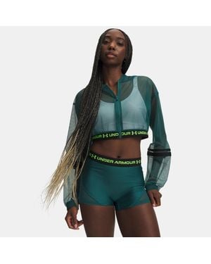 Under Armour Heatgear Mesh Full Zip Rack Hyper - Green