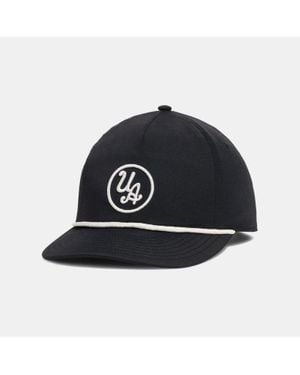 Under Armour Gorra Drive 5-Panel Snapback Para Hombre Blanco Quartz - Negro