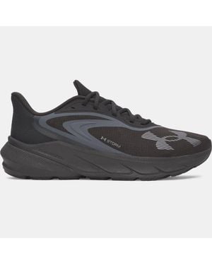 Under Armour Turbulence 3 Storm Running Shoes Castlerock Metallic Gun Metal - Black