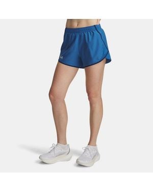 Under Armour Fly-By 3" Shorts Aegean Blackout Reflective - Green