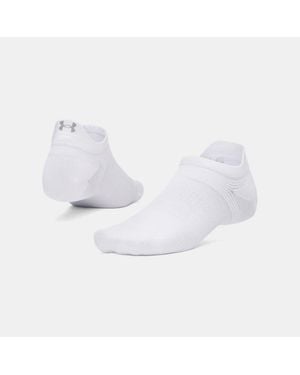 Under Armour Calze Velociti Lite No Show Riflettente - Bianco