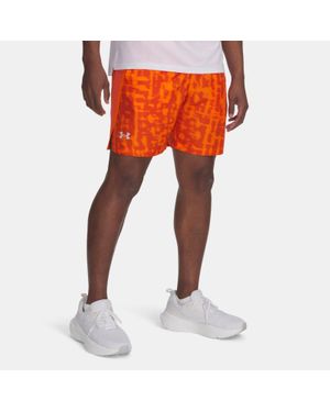Under Armour Launch Shorts Für Herren (18 Cm) Solar Reflektierend - Orange