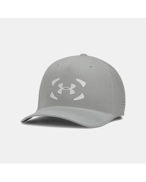 Under Armour Stealthform Mid Halo Verstellbare Mütze, Clay Reflektierend - Grau