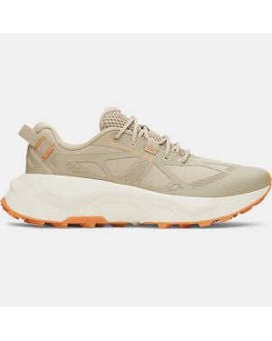 Under Armour Charged Bandit Trail 4 Trail Running Shoes City Khaki Winter Dusty Coral - White
