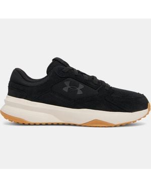 Under Armour Edge Suede Training Shoes Stone - Black