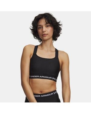 Under Armour Heatgear Crossback High Sports Bra Ultimate - Black