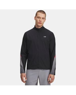 Under Armour Velociti Storm Jacket Castlerock Reflective - Black
