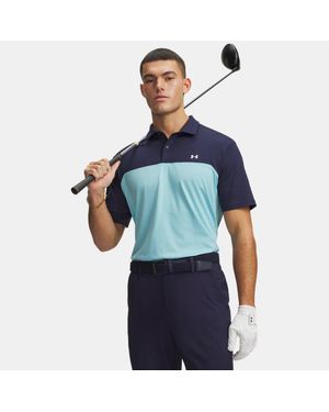 Under Armour Tee To Colourblock Polo Haze Midnight - Blue