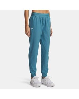 Under Armour Rival High-Rise Woven Trousers Boundless - Green