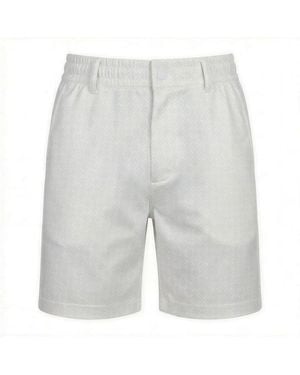 Under Armour Curry Drive Range Herenshorts Wit Distant Grijs Clay Groente