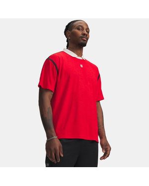 Under Armour Terrace Short Sleeve Jersey - Red