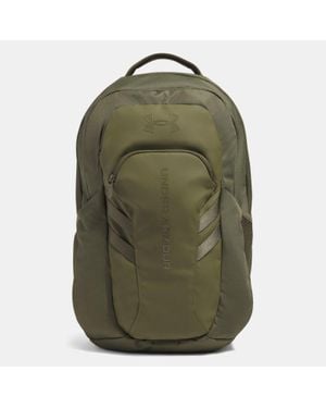 Under Armour Sac À Dos Hustle 6.0 Pro Marine Od Marine Od - Vert