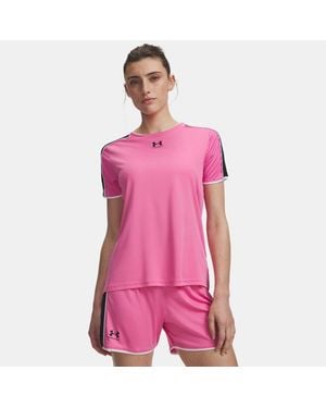 Under Armour Challenger Train Short Sleeve Frenzy - Pink