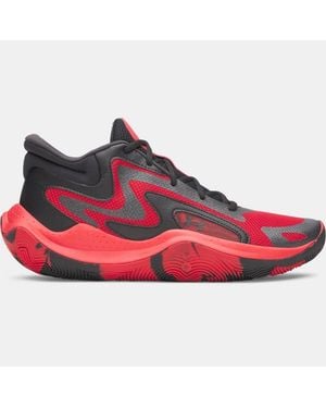 Under Armour Zapatillas De Baloncesto Jet '25 Metalico Negro Negro - Rojo