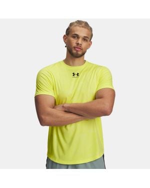 Under Armour Challenger Pro Training Kurzarm-Oberteil Mit Print Für Herren Sonic Schwarz - Grün