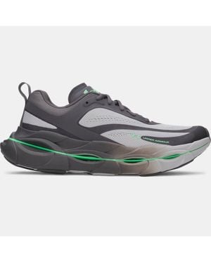 Under Armour Chaussure De Course Halo Racer Pour Homme Mod Castlerock Vapor Vert - Gris