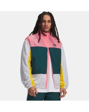 Under Armour Icon Woven Track Full Zip Bittersweet Arden - Red