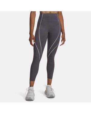Under Armour Halo Bonded Ankle Leggings Castlerock Reflective - Blue
