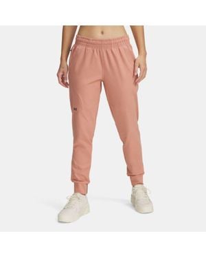 Under Armour Jogger Unstoppable Da Donna Canyon Nero - Rosa
