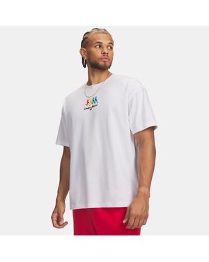 Under Armour Ua Heavyweight Fitness Expo Short Sleeve - White