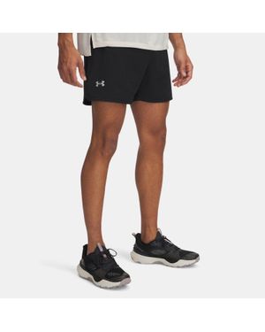 Under Armour Shorts Trail Run Launch Da Uomo Riflettente - Nero