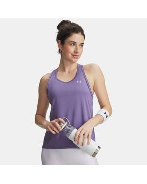 Under Armour Tech Knockout Tank Luxe Crest - Purple