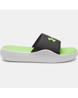Under Armour Ignite Pro 8 Fixed Strap Slides Hyper - Green