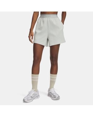 Under Armour Meridian Rib 4.5" Shorts Hydro Silica - White