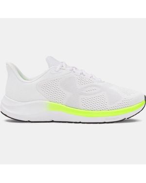 Under Armour Pursuit 4 Big Logo Running Shoes High Vis Halo - White