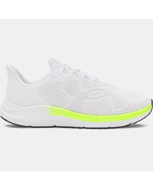 Under Armour Zapatillas De Running Pursuit 4 Big Logo Para Hombre High Vis Amarillo Halo Gris - Blanco