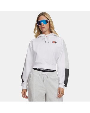 Under Armour Sport Terry Trend Hoodie - White