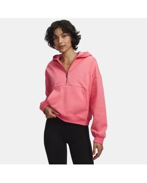 Under Armour Icon Fleece ½ Zip Hoodie Bittersweet Bittersweet - Red