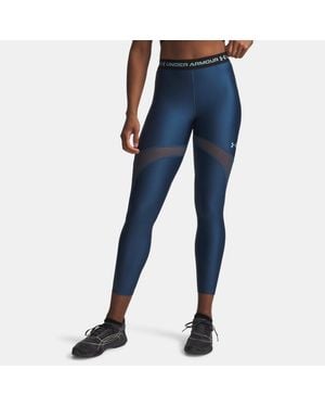 Under Armour Heatgear Mesh Leggings Wham Haze - Blue