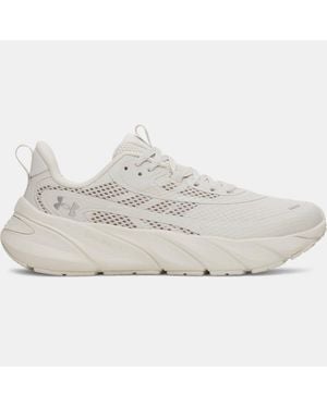 Under Armour Chaussure De Training Flx Tr Pour Femme Summit Desert Taupe Metallique Argent - Blanc