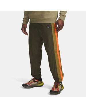 Under Armour Icon Woven Track Trousers Expedition Canteen - Green