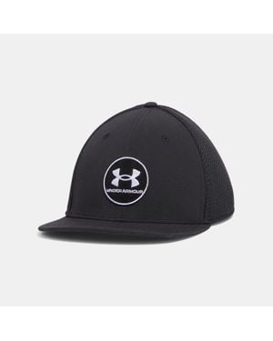 Under Armour Drive Mid Stretch Fit Cap - Black